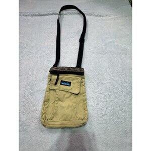 Kavu‎ Crossbody Bag- Tan Mini Messenger Tote Satchel Unisex Hiking
